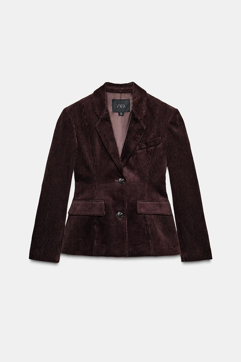 CORDUROY BLAZER ZW COLLECTION