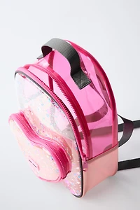 VINYL HEART MINI BACKPACK