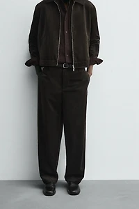 PANTALON STRUCTURÉ EN VELOURS