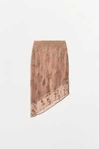 GEORGETTE EMBROIDERED BEADED SKIRT