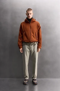 COMBINATION FLEECE TECHNICAL SWEATSHIRT