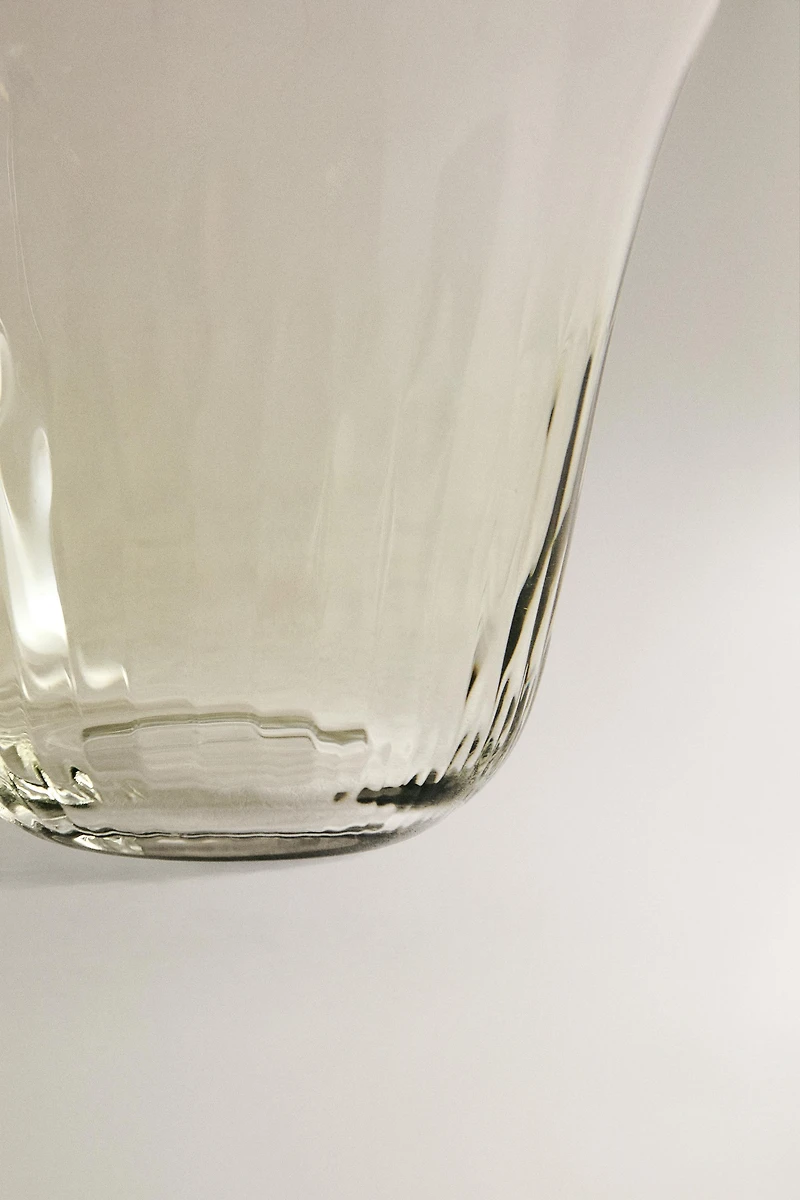 TRANSPARENT GLASS TUMBLER