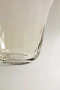 TRANSPARENT GLASS TUMBLER