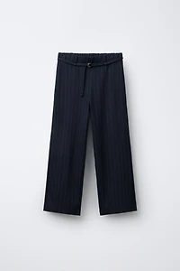 PANTALON DROIT À RAYURES