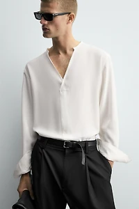 CHEMISE FLUIDE COUPE DÉCONTRACTÉE