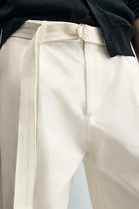 PANTALON RELAXED FIT AVEC CEINTURE