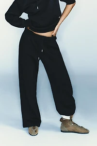 WIDE LEG FLEECE PANTS