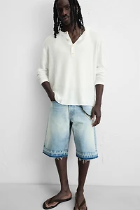 BERMUDA DENIM AMPLE