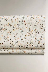 FLORAL PRINT FLAT SHEET