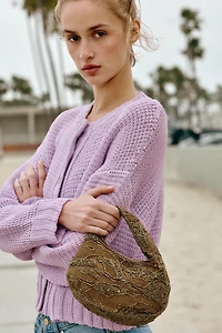 EMBROIDERED BEADED MINI BAG