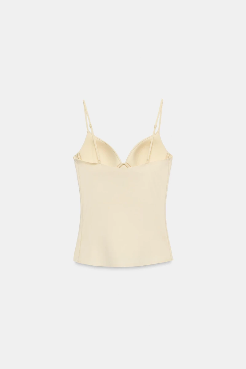 TOP EN MÉLANGE DE POLYAMIDE