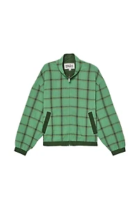RELAXED FIT CHECKED JACKET
