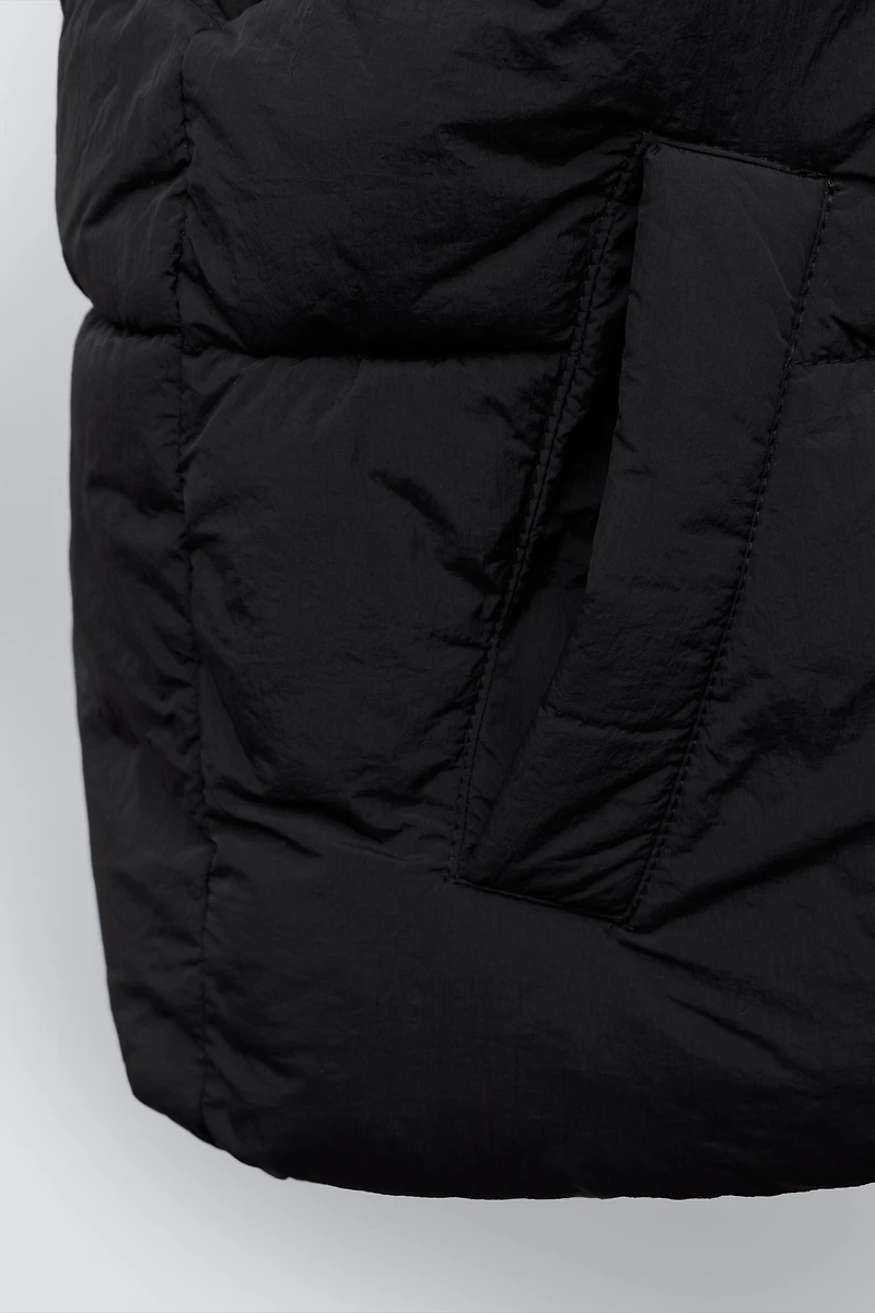 HOODED PADDED VEST