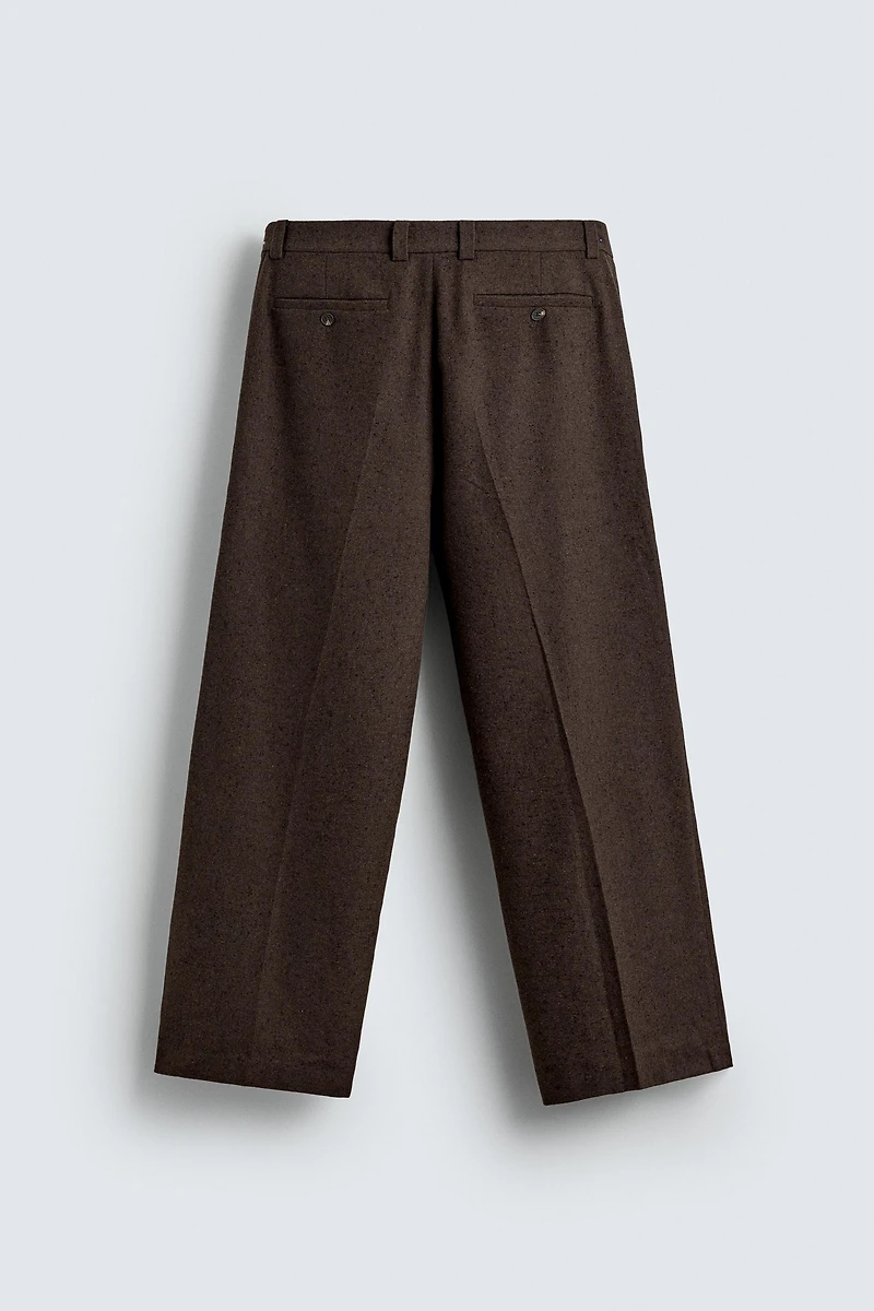PLEATED BUTTONED PANTS
