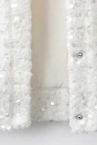 SEQUIN BOMBER JACKET