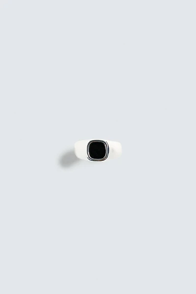 STONE SIGNET RING