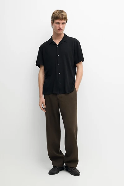 Linen suit trousers