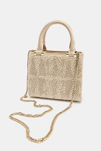SATIN EFFECT PEARL BAG