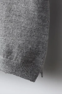 KNIT POLO SWEATER