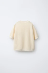 EMBROIDERED POCKET KNIT T-SHIRT