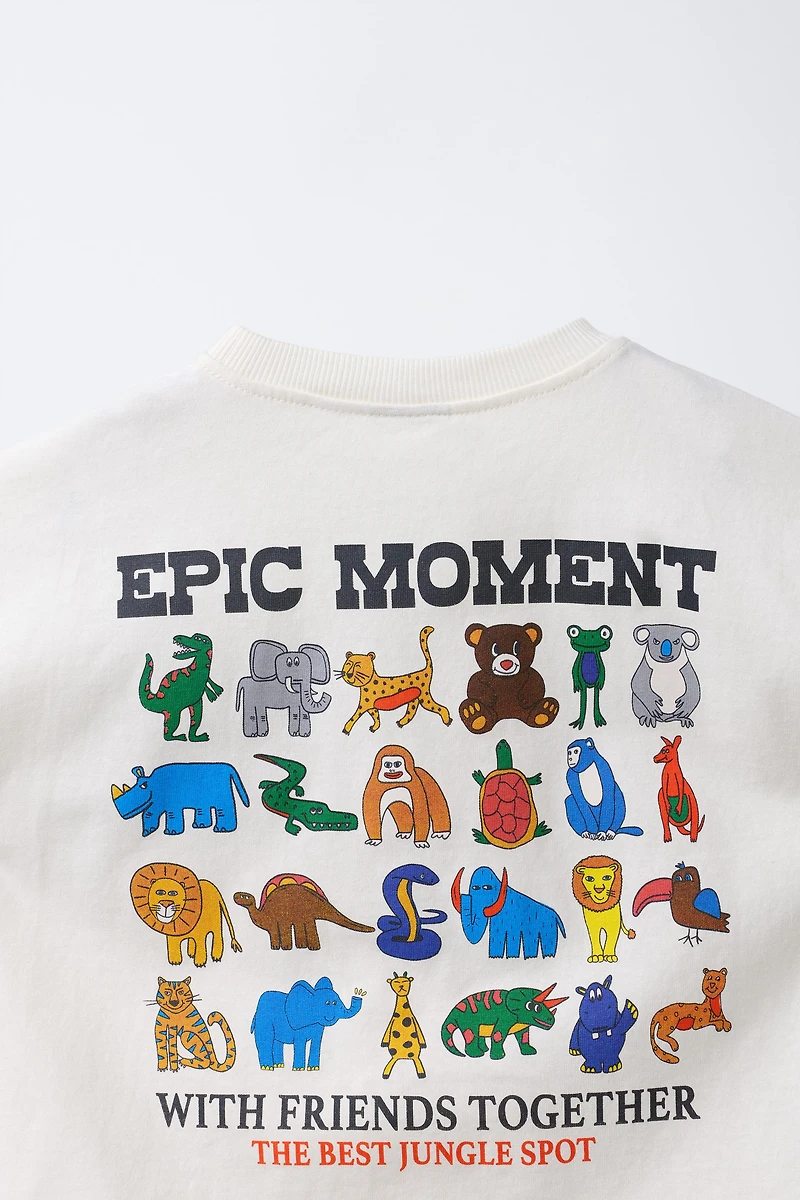 ZOO ANIMAL PRINT T-SHIRT