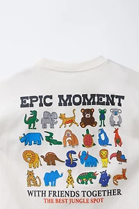 ZOO ANIMAL PRINT T-SHIRT