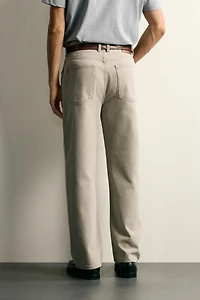 STRAIGHT ANKLE FIT JEANS