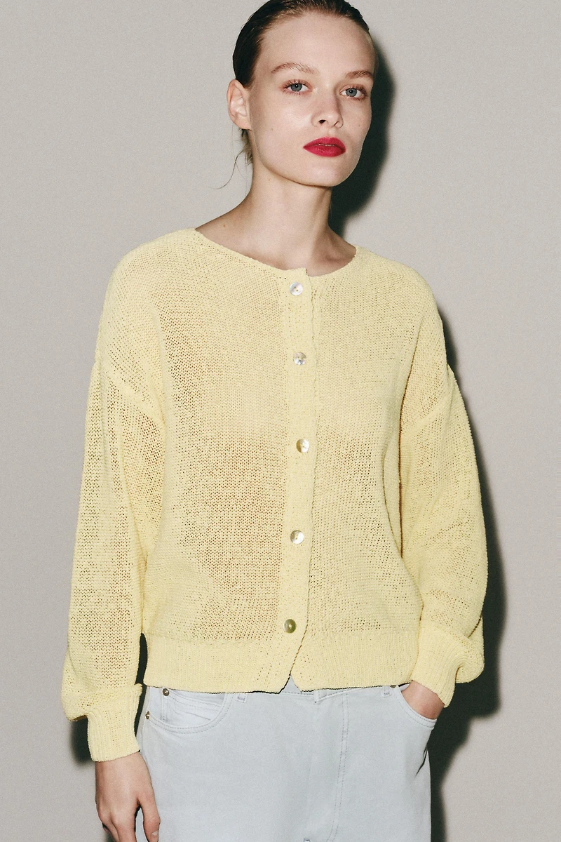 GILET RUSTIQUE EN MAILLE