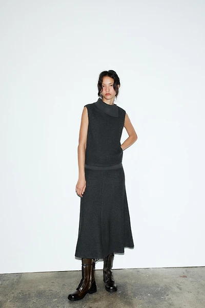 SOFT A-LINE SKIRT