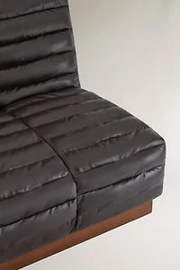 QUILTED LEATHER COUCH