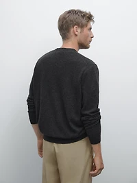 Cardigan à col en V 100 % cachemire