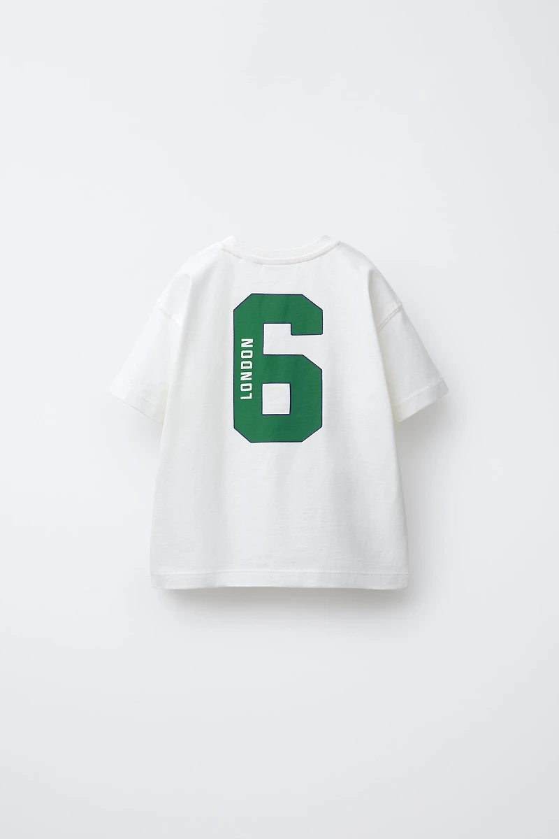 TEXT JOGGING T-SHIRT