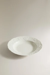 GRAPE RELIEF PORCELAIN SOUP PLATE