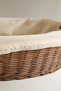 RATTAN CHANGING BASKET
