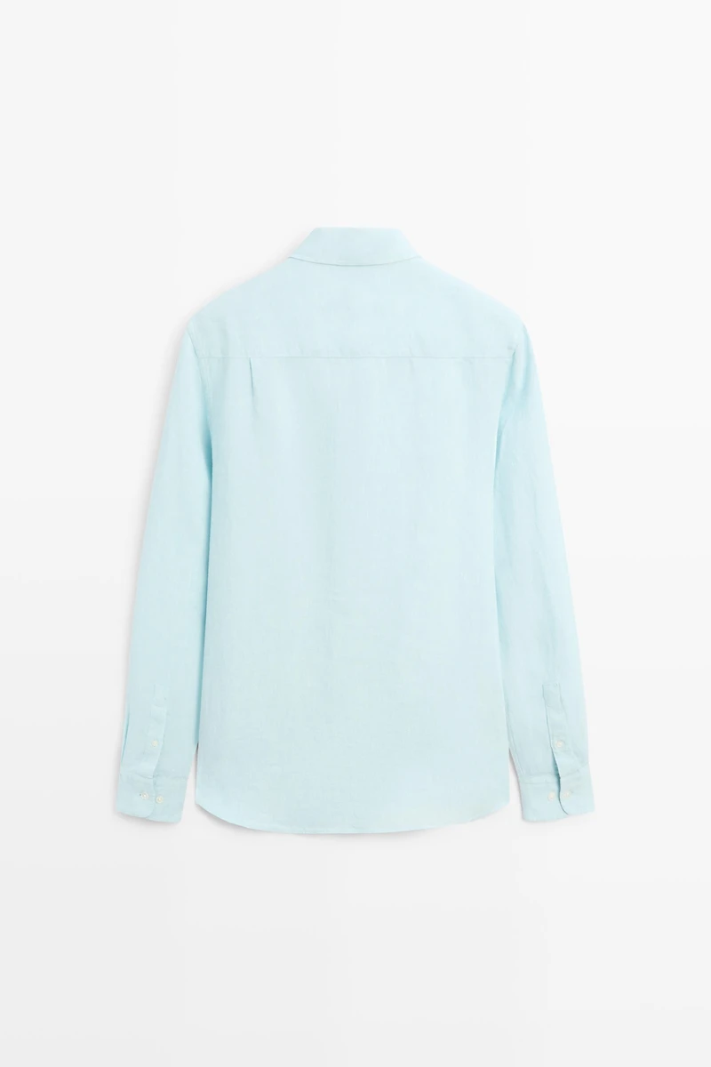 100% linen regular fit shirt