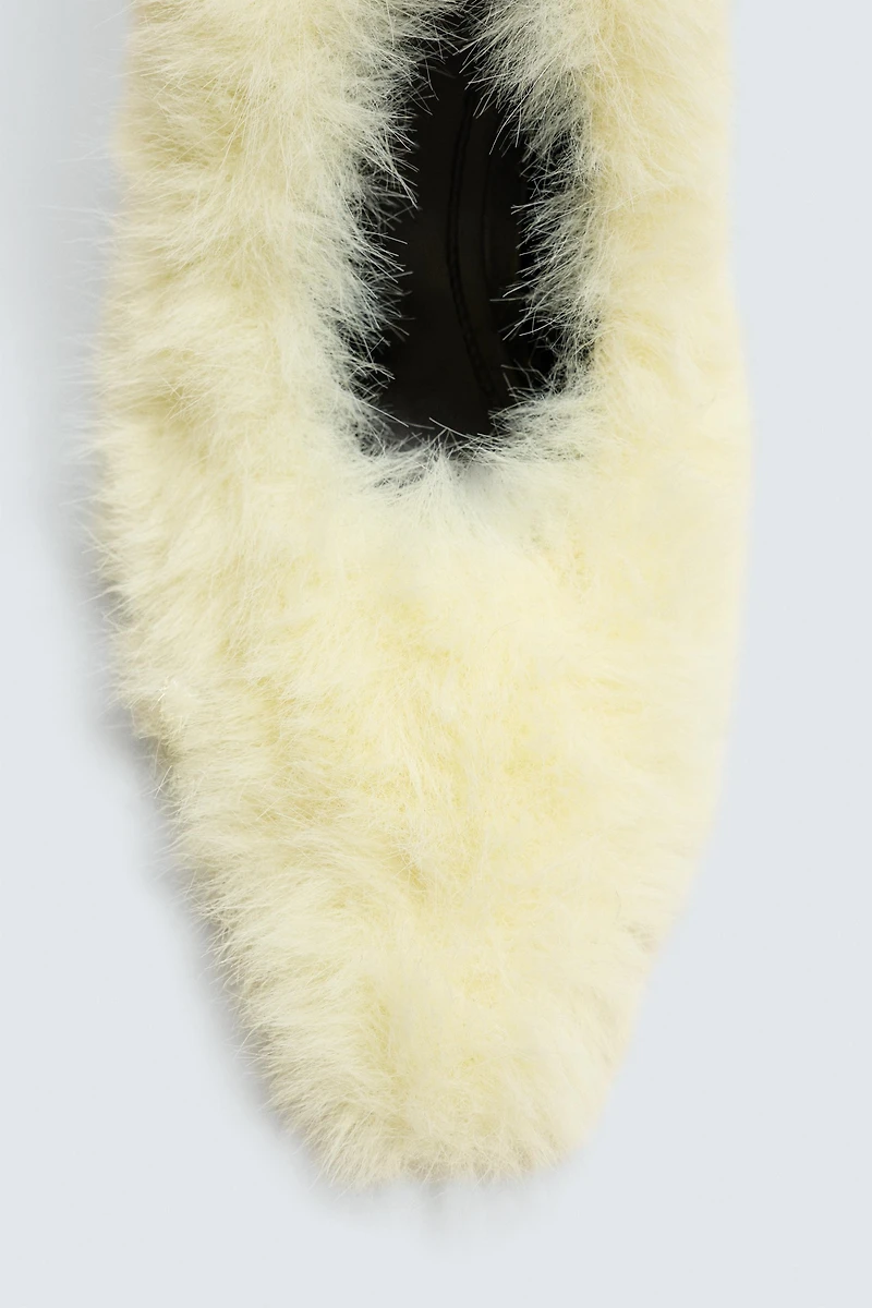 FAUX FUR SHOES HARRY LAMBERT FOR ZARA x DISNEY