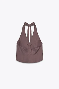 HALTER TIE VEST