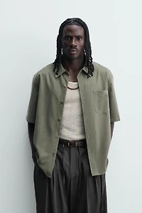 RELAXED FIT FLOWY SHIRT