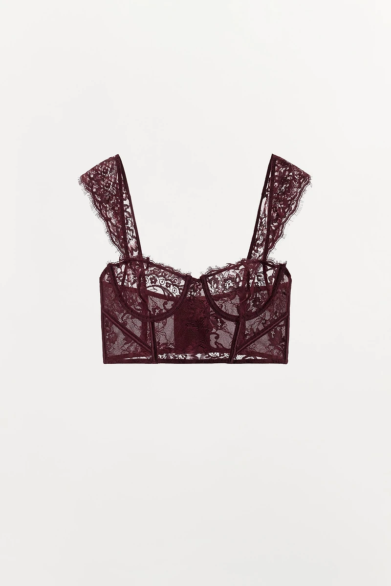 LACE UNDERWIRE BRA