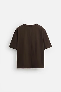 RELAXED FIT STRUCTURED T-SHIRT
