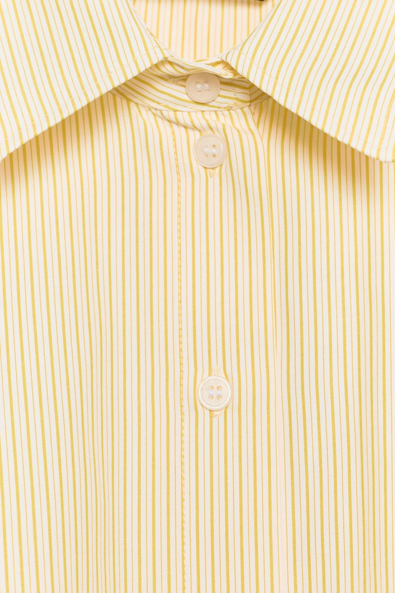 CHEMISE OVERSIZE EN POPELINE À RAYURES