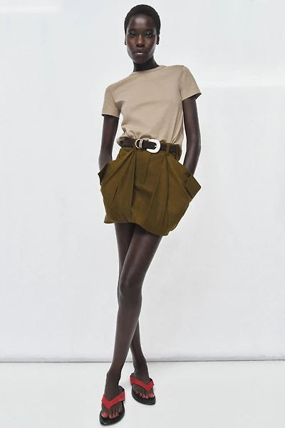 SHORT SLEEVE INTERLOCK T-SHIRT