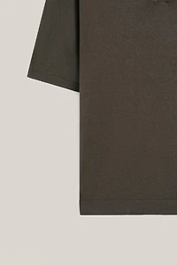 Cotton and linen knit polo sweater - LIMITED EDITION