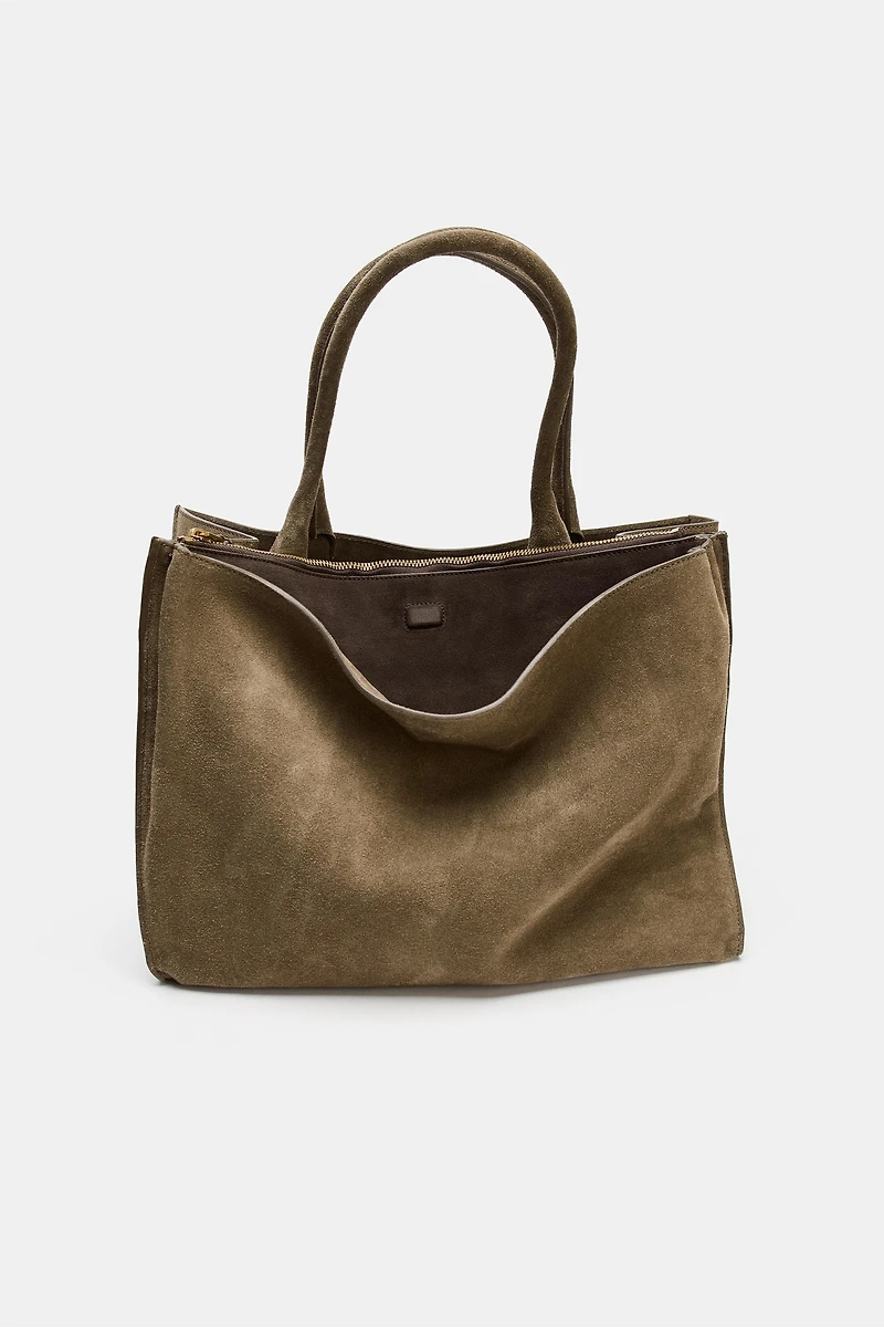 MAXI CITY LEATHER BAG
