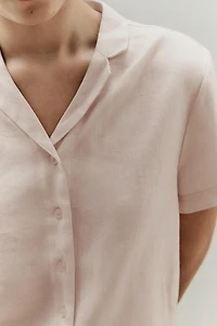 SHORT SLEEVE LINEN SHIRT
