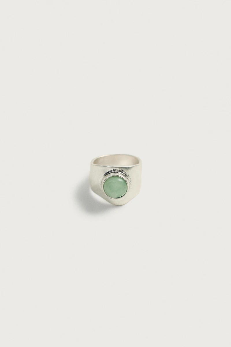 BAGUE CHEVALIÈRE PIERRE
