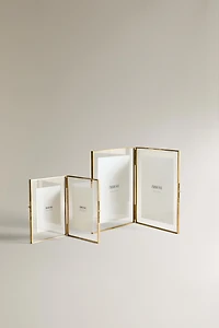 DOUBLE GOLDEN PICTURE FRAME