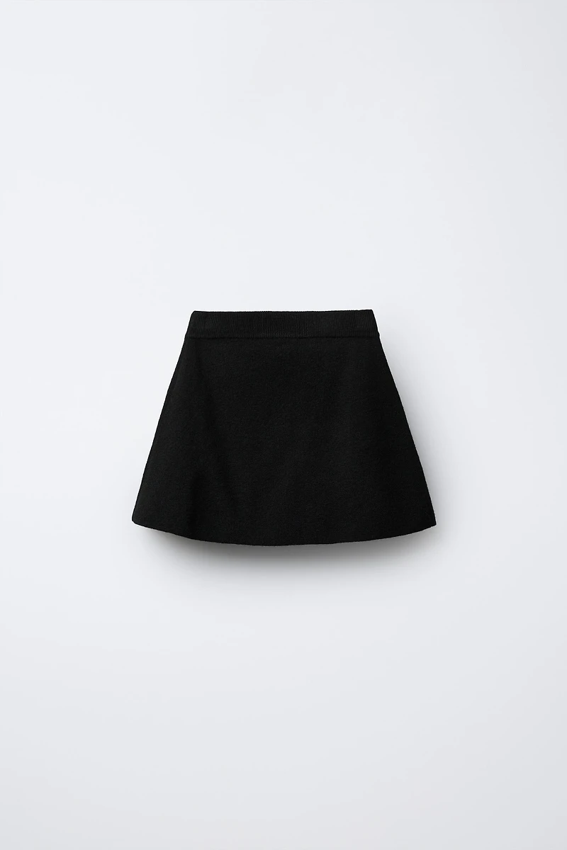 BOW KNIT SKIRT