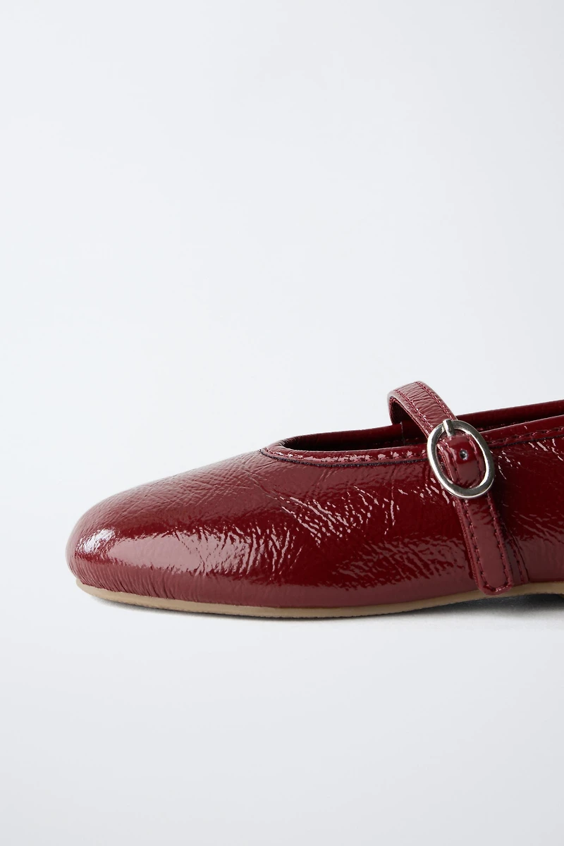 PATENT BALLET FLATS