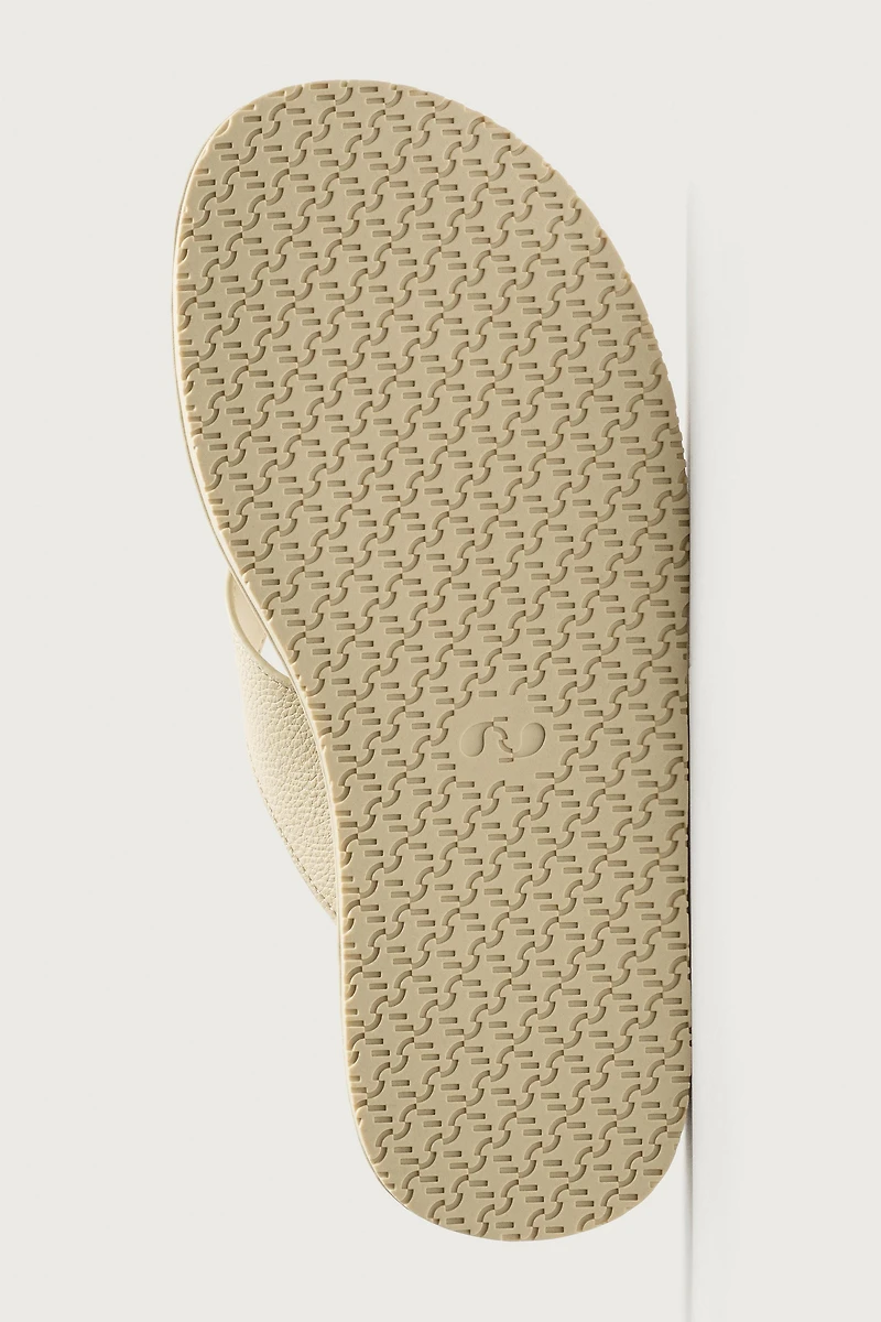 SANDALES À BRIDES EN CUIR